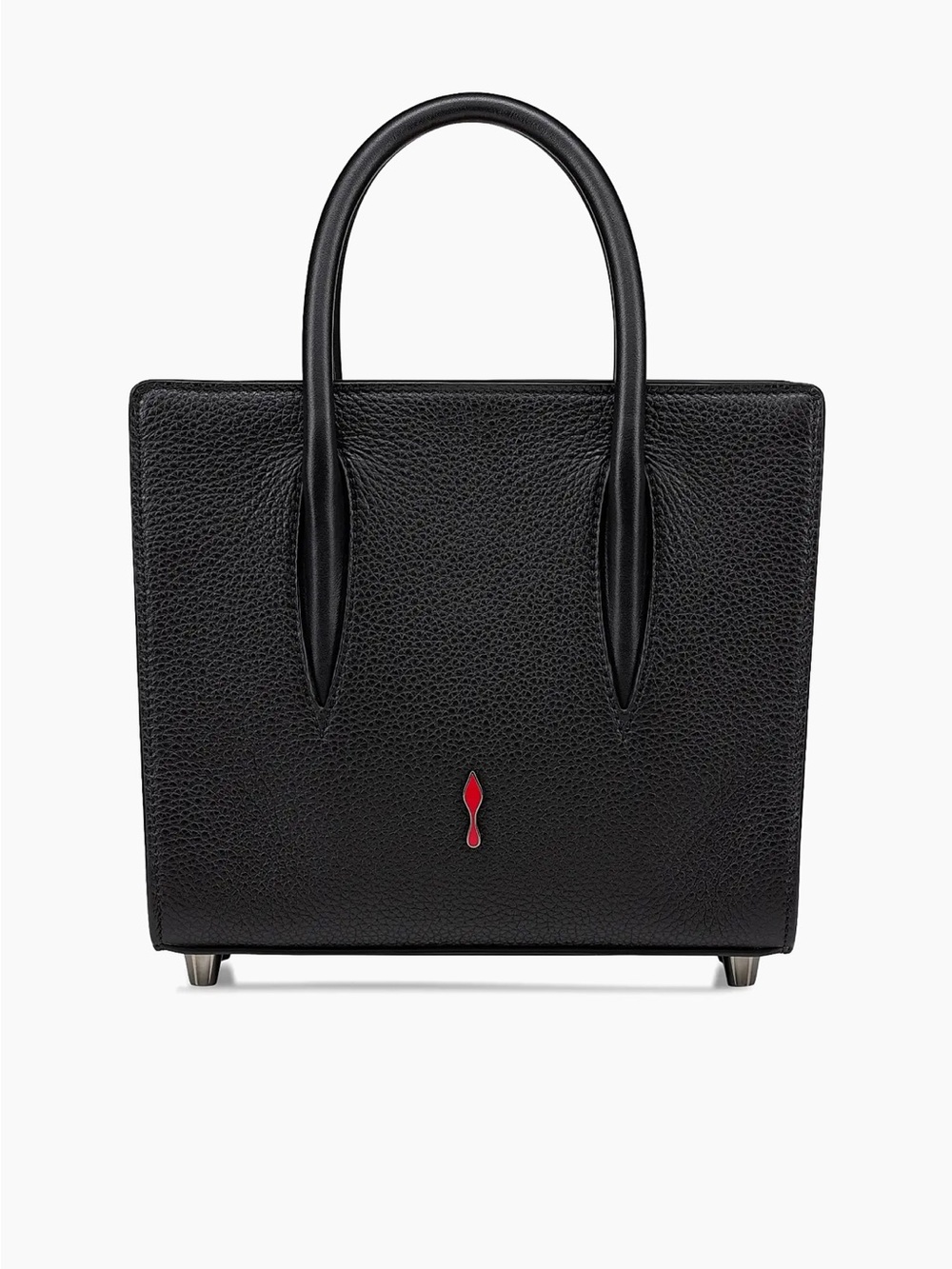 New Black Studded Leather Mini Paloma Tote with Removable Strap - Picture 11 of 12